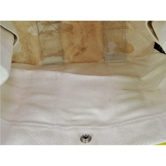 Hermes Yellow and Cream Tote Bag - Picture 14 of 15